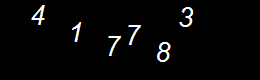 Real person number